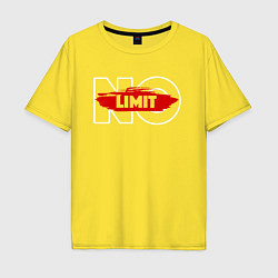 Футболка оверсайз мужская No Limit, цвет: желтый