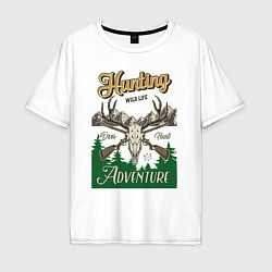Мужская футболка оверсайз Deer Hunting