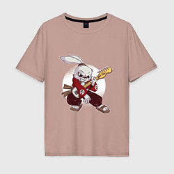 Мужская футболка оверсайз Rabbit Rocker