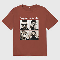 Мужская футболка оверсайз DEPECHE MODE ДЕПЕШ МОД