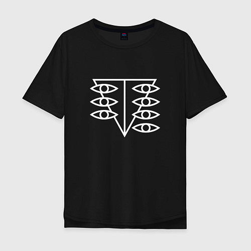 Мужская футболка оверсайз Seele logo / Черный – фото 1