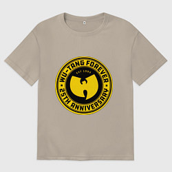 Футболка оверсайз мужская Forеver WU, цвет: миндальный