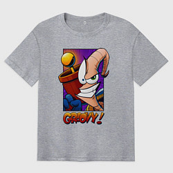 Мужская футболка оверсайз Jim Groovy!