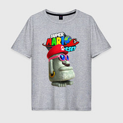 Футболка оверсайз мужская Super Mario Odyssey Nintendo Video game, цвет: меланж
