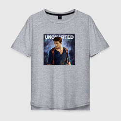 Мужская футболка оверсайз Uncharted Nathan Drake