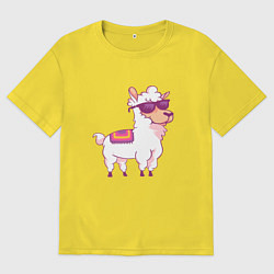 Мужская футболка оверсайз Lama glama 2