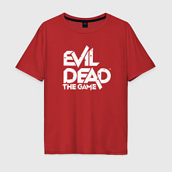 Футболка оверсайз мужская Logo Evil Dead, цвет: красный