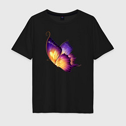 Мужская футболка оверсайз Красивая бабочка A very beautiful butterfly