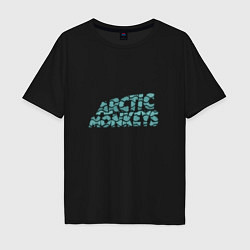 Футболка оверсайз мужская Надпись Arctic Monkeys, цвет: черный