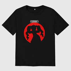 Футболка оверсайз мужская Eris Boreas Greyrat art, цвет: черный