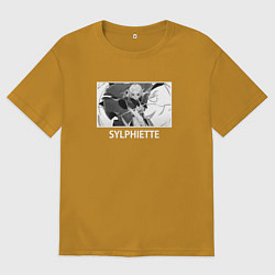 Мужская футболка оверсайз Сильфиетта