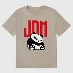 Мужская футболка оверсайз JDM Panda Japan Симпатяга