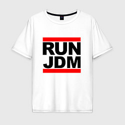 Мужская футболка оверсайз Run JDM Japan