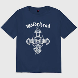 Футболка оверсайз мужская Motorhead lemmy, цвет: тёмно-синий