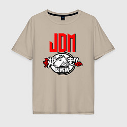 Мужская футболка оверсайз JDM Bull terrier Japan