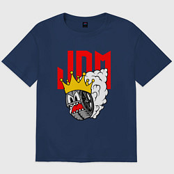 Мужская футболка оверсайз JDM Wheel King