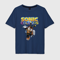 Футболка оверсайз мужская Charmy Bee Sonic Video game, цвет: тёмно-синий