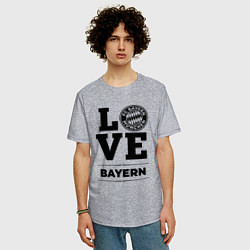 Футболка оверсайз мужская Bayern Love Классика, цвет: меланж — фото 2