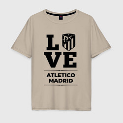 Мужская футболка оверсайз Atletico Madrid Love Классика