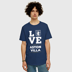 Футболка оверсайз мужская Aston Villa Love Classic, цвет: тёмно-синий — фото 2