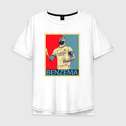 Мужская футболка оверсайз Benzema Obey