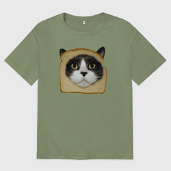 Мужская футболка оверсайз Котохлебинг