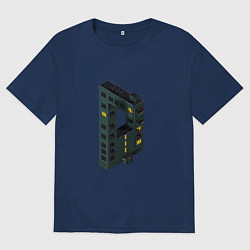 Мужская футболка оверсайз Невозможная брежневка