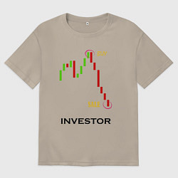 Мужская футболка оверсайз Investor