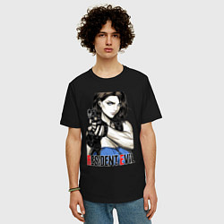 Футболка оверсайз мужская Jill RE3, цвет: черный — фото 2