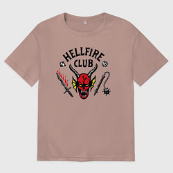 Мужская футболка оверсайз Hellfire Club Stranger Things 4