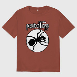Мужская футболка оверсайз The prodigy ant