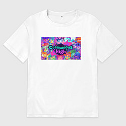 Футболка оверсайз мужская Cosmonious High art, цвет: белый