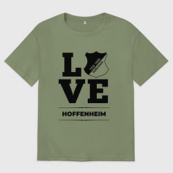 Футболка оверсайз мужская Hoffenheim Love Классика, цвет: авокадо
