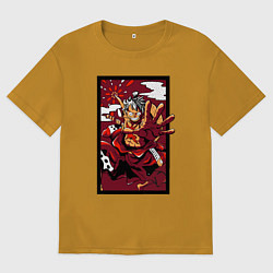 Мужская футболка оверсайз ЛУФФИ 5 ЙОНКО ONE PIECE