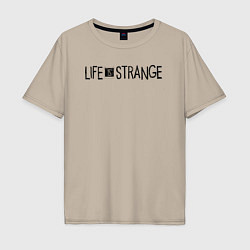 Мужская футболка оверсайз Life Is Strange Game logo