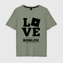 Футболка оверсайз мужская Roblox Love Classic, цвет: авокадо