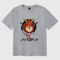 Футболка оверсайз мужская Shiburai, цвет: меланж