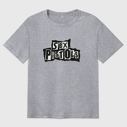 Мужская футболка оверсайз Секс Пистолз Логотип