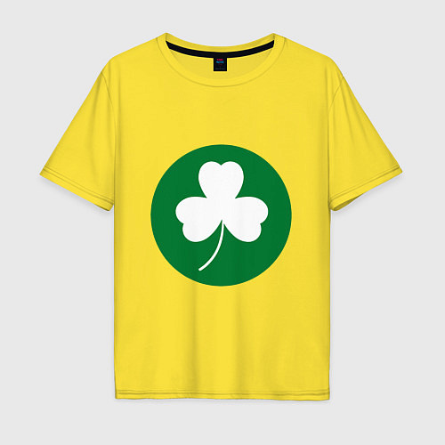 Мужская футболка оверсайз Celtics Style / Желтый – фото 1