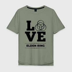 Футболка оверсайз мужская Elden Ring Love Classic, цвет: авокадо