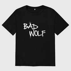 Мужская футболка оверсайз Bad Wolf злой волк