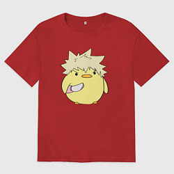 Мужская футболка оверсайз Опасный Бакуго My Hero Academia