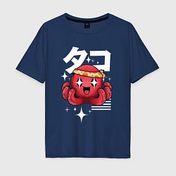 Мужская футболка оверсайз Japanese octopus