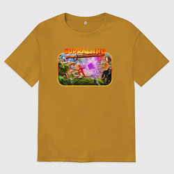 Футболка оверсайз мужская Supraland cup, цвет: горчичный