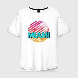 Мужская футболка оверсайз Майами Флорида