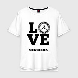 Мужская футболка оверсайз Merсedes Love Classic