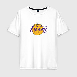 Мужская футболка оверсайз Лос-Анджелес Лейкерс NBA