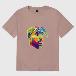 Мужская футболка оверсайз 2PAC Style