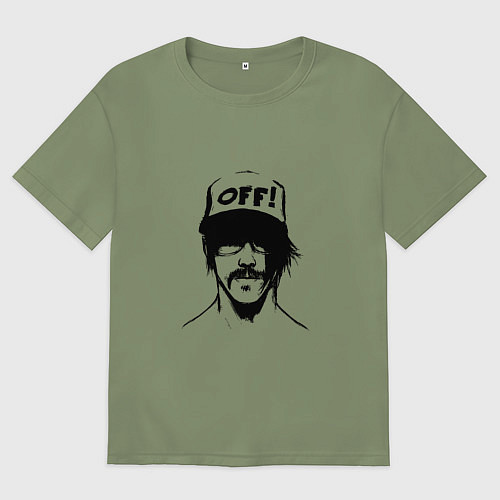 Мужская футболка оверсайз Кидис / Авокадо – фото 1