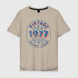 Мужская футболка оверсайз Год изготовления 1977